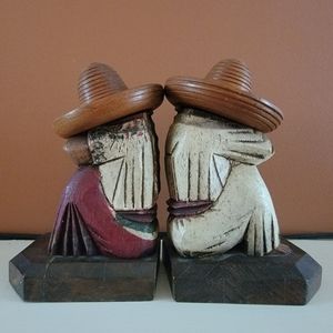 Wooden Bookends